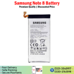 Samsung Note 8 Battery Price In Pakistan