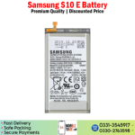 Samsung S10 E Battery Price In Pakistan