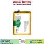 Vivo X7 battery price in pakistan