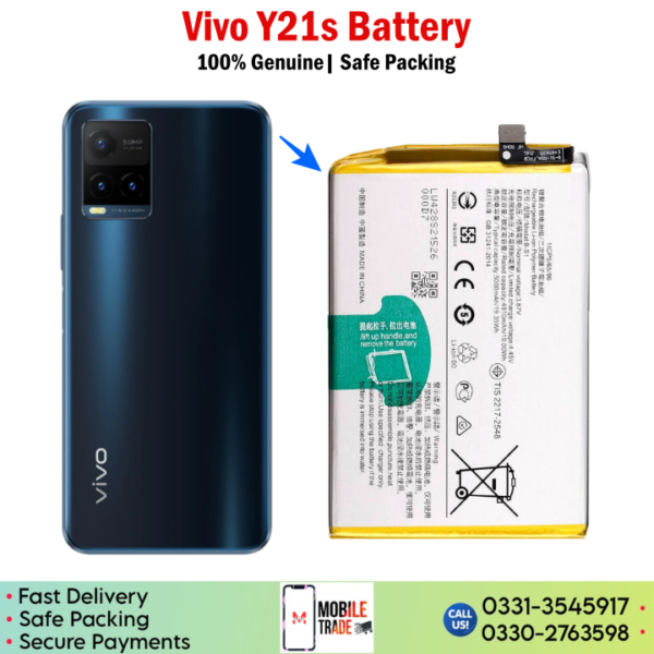 Vivo Y21s battery price in pakistan