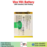 Vivo Y81 battery price in pakistan