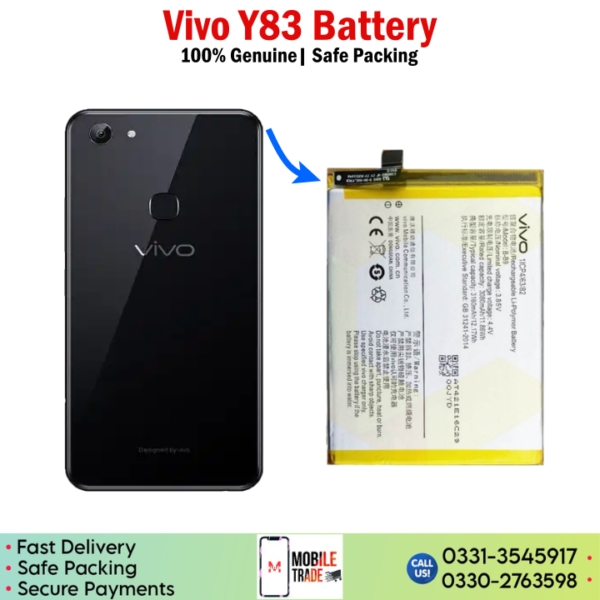 Vivo Y83 battery price in pakistan