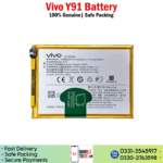 Vivo Y91 battery price in pakistan