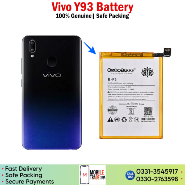 Vivo Y91 battery price in pakistan