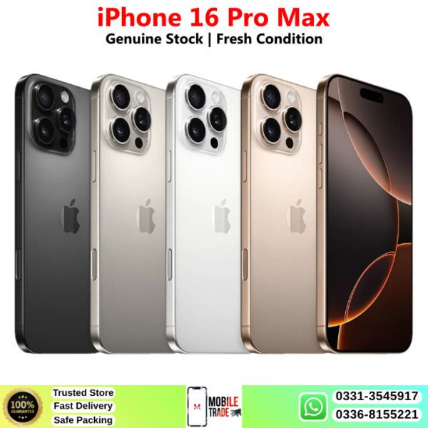 iPhone 16 Pro Max Price In Pakistan 2026