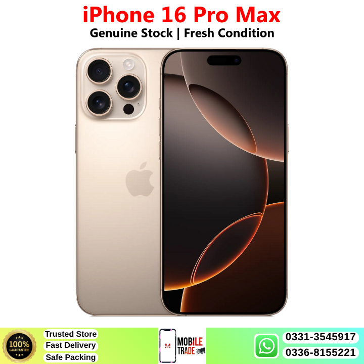 iPhone 16 Pro Max Price In Pakistan 2026