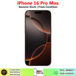 iPhone 16 Pro Max Price In Pakistan 2026