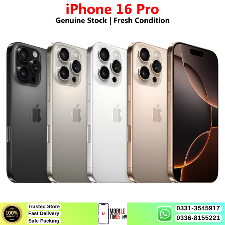 iPhone 16 Pro Price In Pakistan 2026