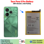 Tecno Pova 6 Pro Battery Price In Pakistan