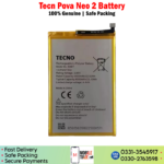 Tecno Pova Neo 2 Battery Price In Pakistan