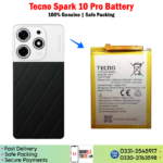 Tecno Spark 10 Pro Battery Price In Pakistan