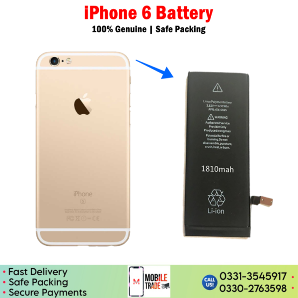 iPhone 6 Battery Price In Pakistan