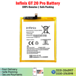 Infinix GT 20 Pro Battery Price In Pakistan