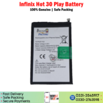 Infinix Hot 30 Play Battery Price In Pakistan