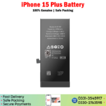 iPhone 15 Plus Battery Price In Pakistan