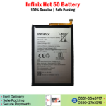 Infinix Hot 50 Battery Price In Pakistan