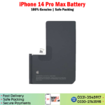 iPhone 14 Pro Max Battery Price In Pakistan