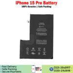 iPhone 15 Pro Battery Price In Pakistan