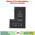 iPhone 15 Pro Max Battery Price In Pakistan