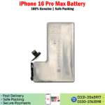 iPhone 16 Pro Max Battery Price In Pakistan