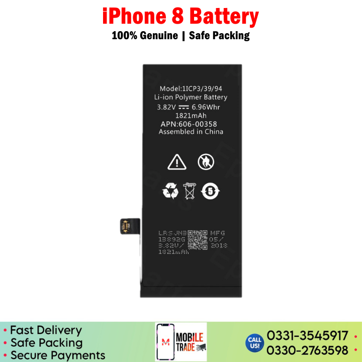 iPhone 8 Battery Price In Pakistan