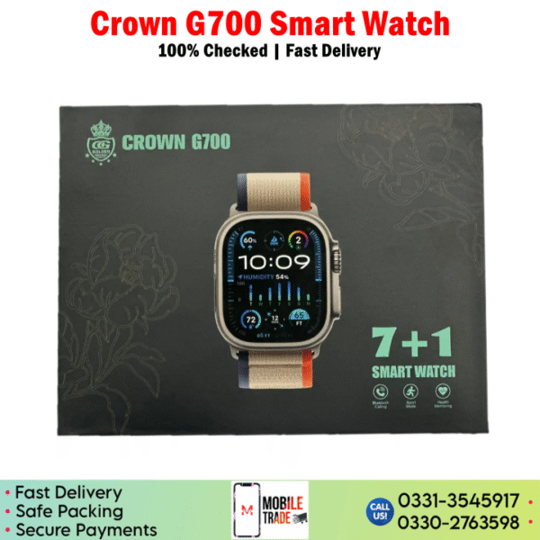 Crown G700 7+1 Ultra Smart Watch