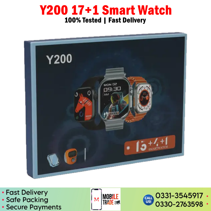 Y200 13+4+1 Ultra Smart Watch Price In Pakistan