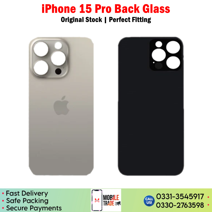 iPhone 15 Pro Back Glass Price In Pakistan