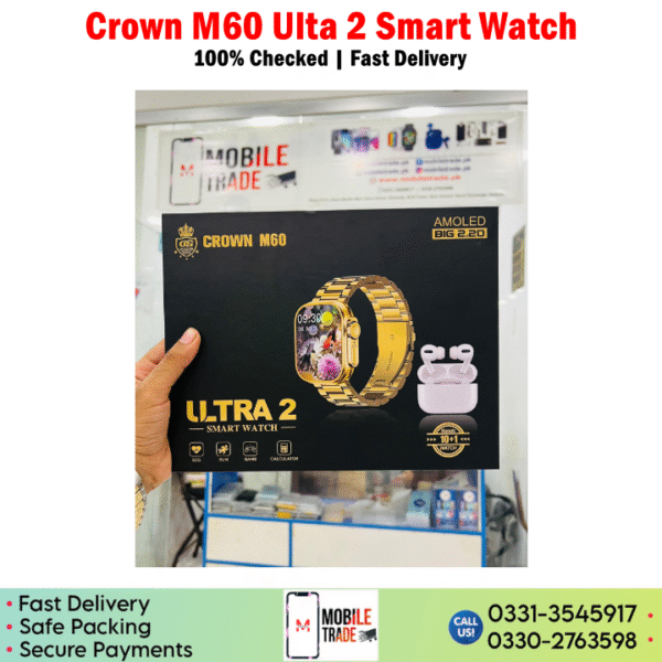 Crown M60 Ultra 2 Smart Watch Price In Pakistan