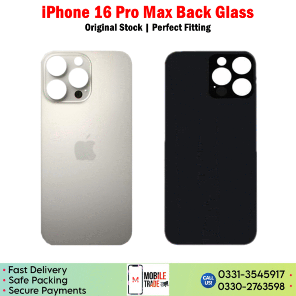 iPhone 16 Pro Max Back Glass Price In Pakistan