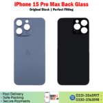 iPhone 15 Pro Max Back Glass Price In Pakistan