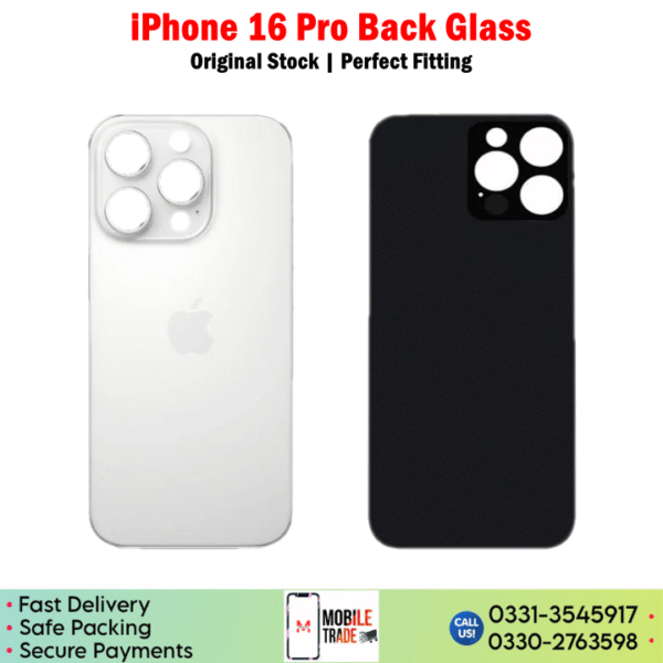 iPhone 16 Pro Back Glass Price In Pakistan
