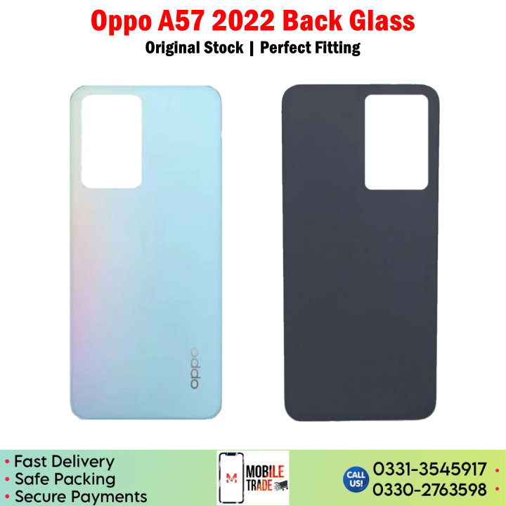 Oppo A57 2022 Back Glass Price In Pakistan