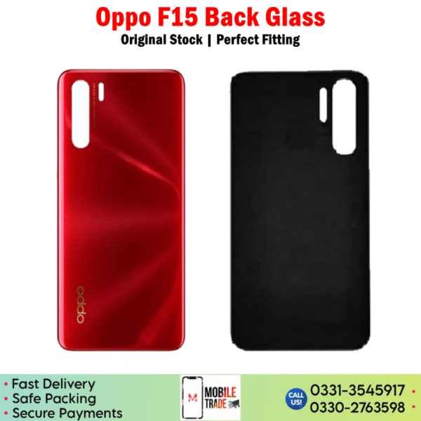 Oppo F15 Back Glass Price In Pakistan