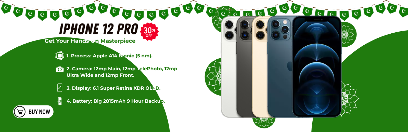 iPhone 12 Pro Offer Price In Pakistan.