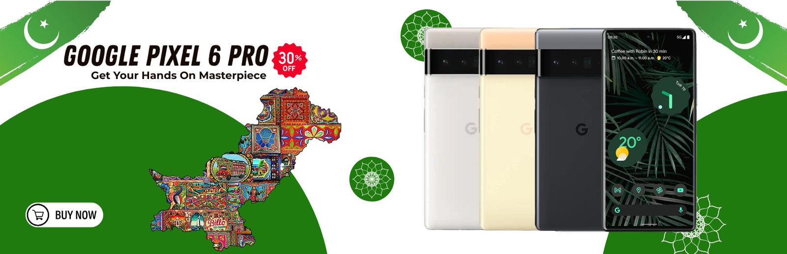Google Pixel 6 Pro Azadi Offer Price In Pakistan.