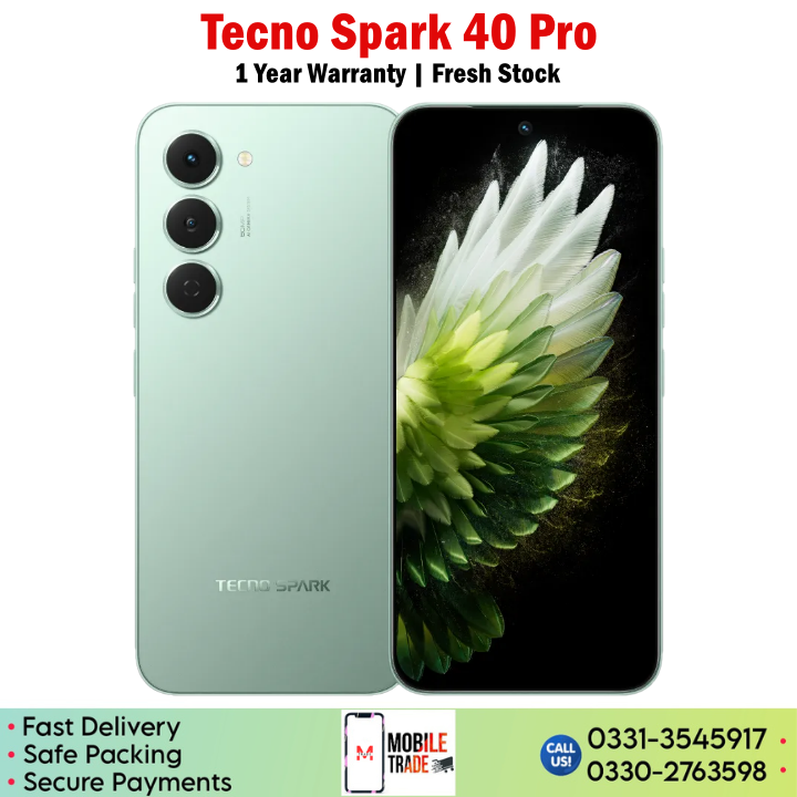 Tecno Spark 40 Pro Price In Pakistan