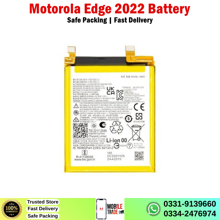 Motorola Edge 2022 Battery Price In Pakistan Motorola Edge 2022 Battery Price In Pakistan