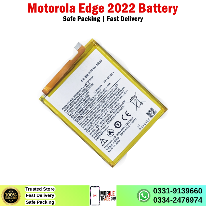 Motorola Edge 2022 Battery Price In Pakistan Motorola Edge 2022 Battery Price In Pakistan