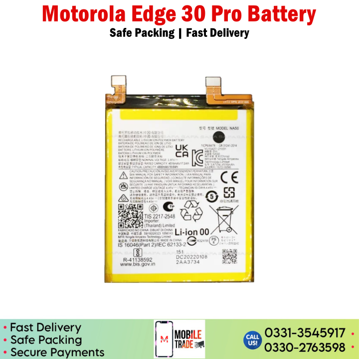 Motorola Edge 30 Pro Battery Price In Pakistan Motorola Edge 30 Pro Battery Price In Pakistan