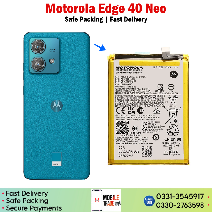 Motorola Edge 40 Neo Battery Price In Pakistan