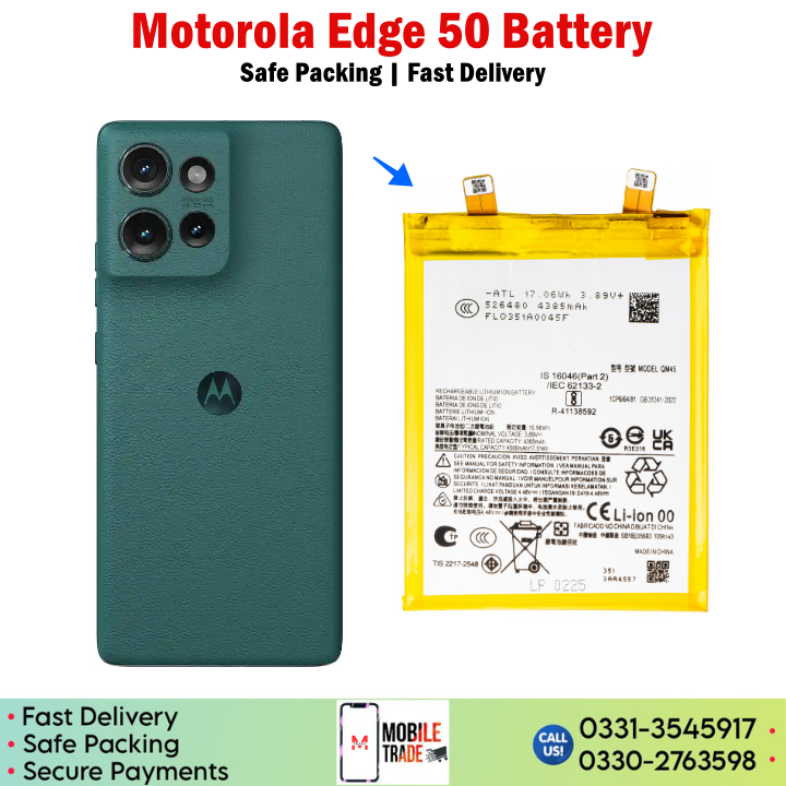 Motorola Edge 50 Battery Price In Pakistan