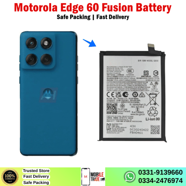 Motorola Edge 60 Fusion Battery Price In Pakistan