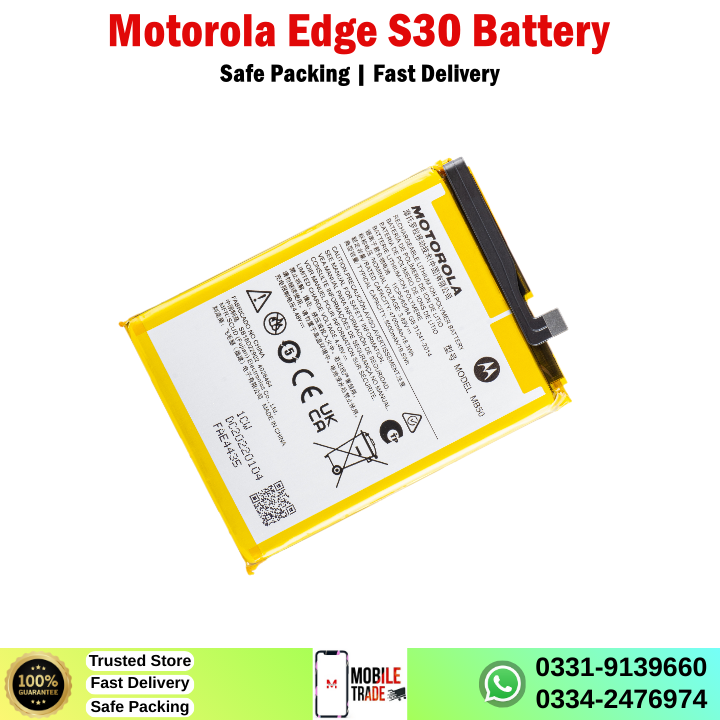 Motorola Edge S30 Battery Price In Pakistan Motorola Edge S30 Battery Price In Pakistan