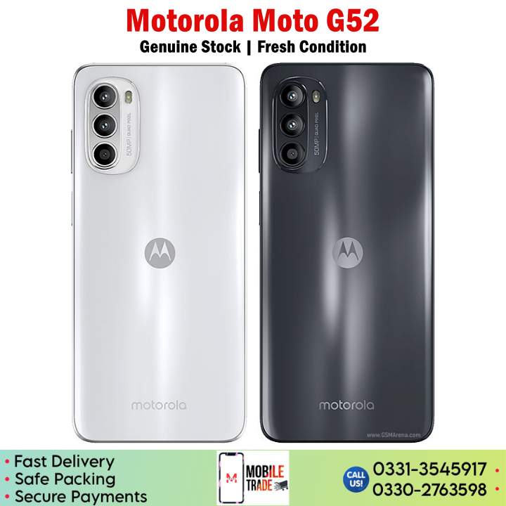 Motorola G52 Price In Pakistan Motorola G52 Price In Pakistan