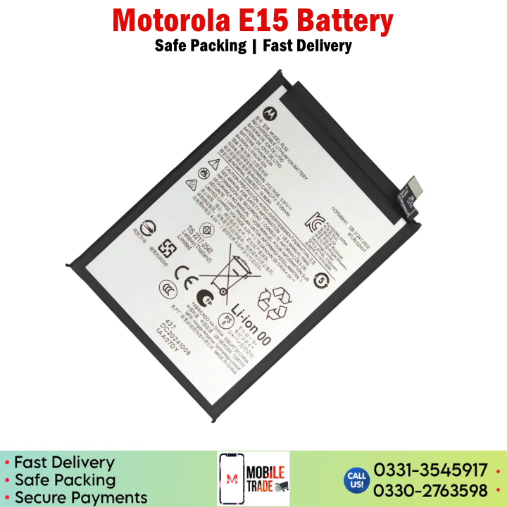 Motorola Moto E15 Battery Price In Pakistan Motorola Moto E15 Battery Price In Pakistan