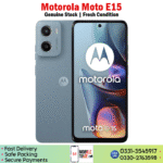 Motorola Moto E15 Price In Pakistan