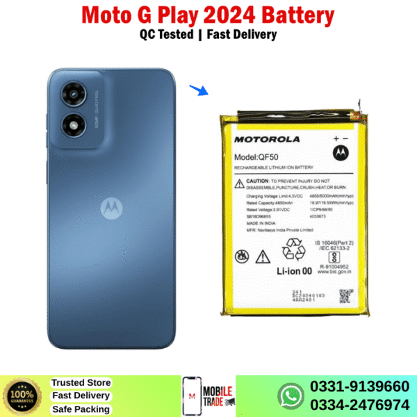 Motorola Moto G Play 2024 Battery Price In Pakistan