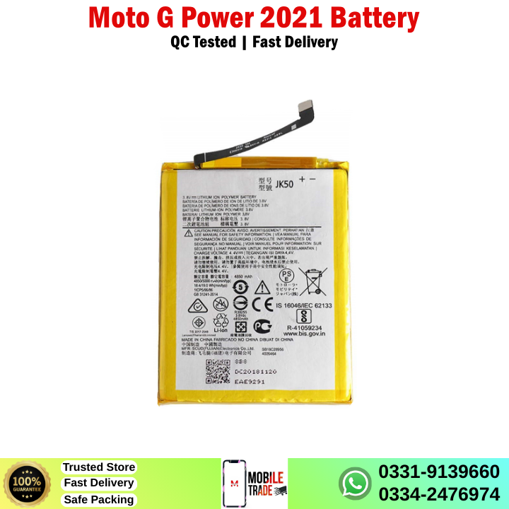 Motorola Moto G Power 2021 Battery Price In Pakistan Motorola Moto G Power 2021 Battery Price In Pakistan