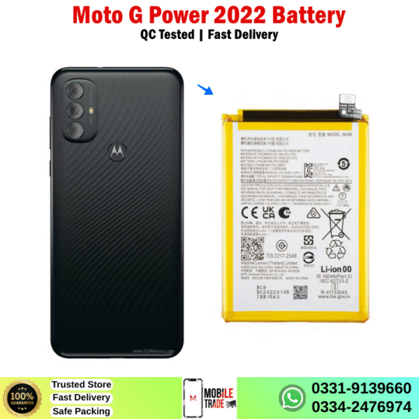 Motorola Moto G Power 2022 Battery Price In Pakistan